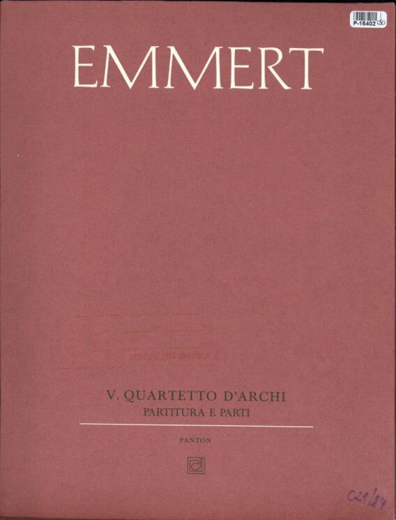 V. Quartetto D'Archi