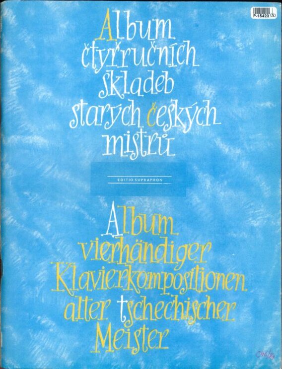 Album čtyřručních skladeb starých Českých mistrů