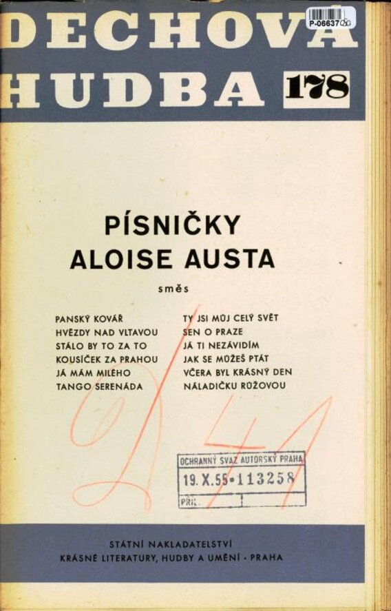 Dechová hudba 178 - Písničky Aloise Austa