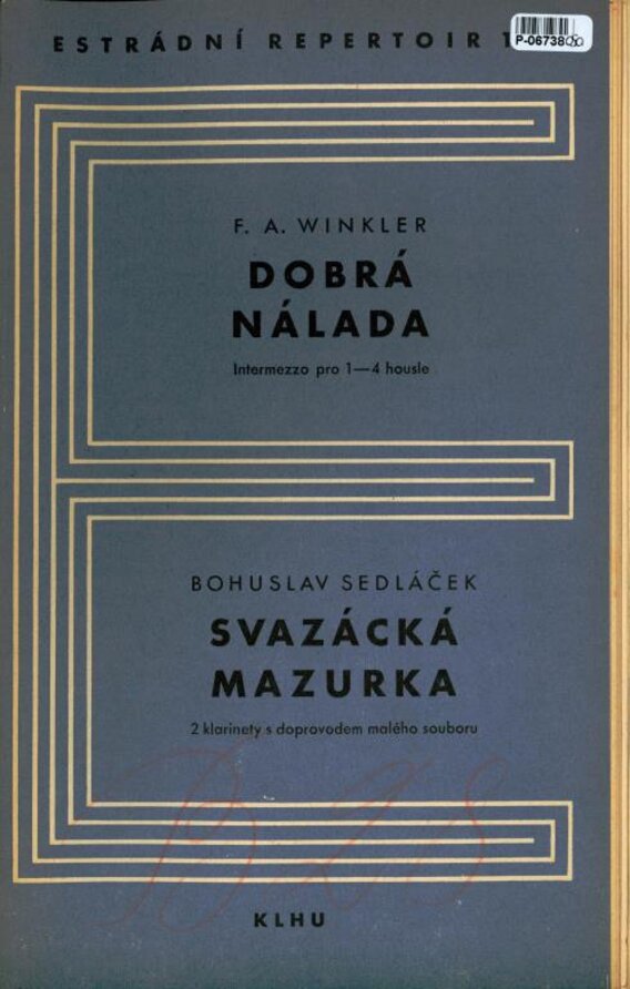 Estrádní repertoir - Dobrá nálada, Svazácká mazurka