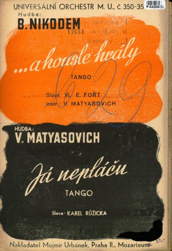 Unviersální orchestr M.U. č. 350