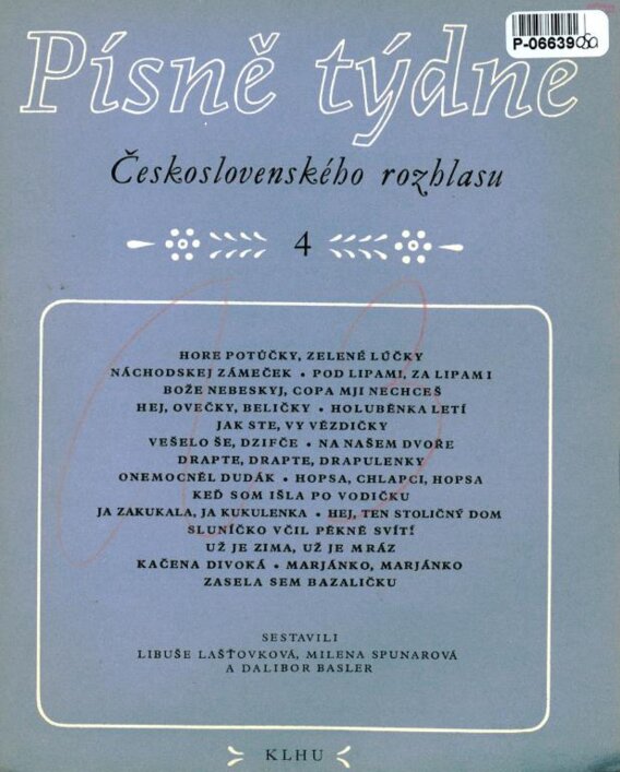 Písně týdne Československého rozhlasu 4
