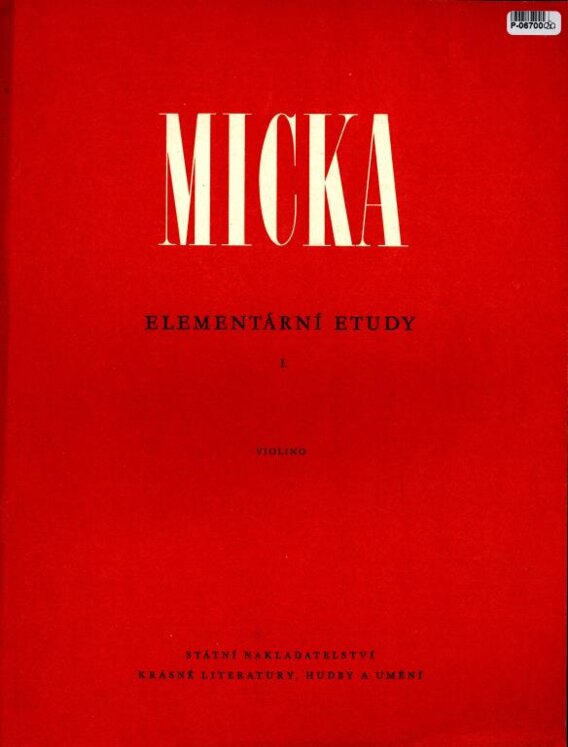 Elementární etudy I.