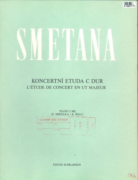 Koncertní etuda C Dur