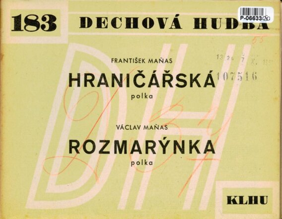 Dechová hudba 183 - Hraničářská, Rozmarýnka