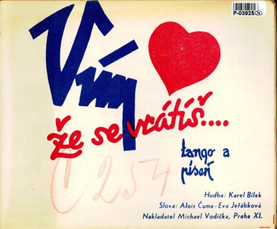 Vím, že se vrátíš