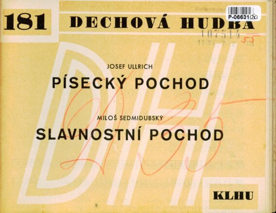 Dechová hudba 181 - Písecký pochod, Slavnostní pochod