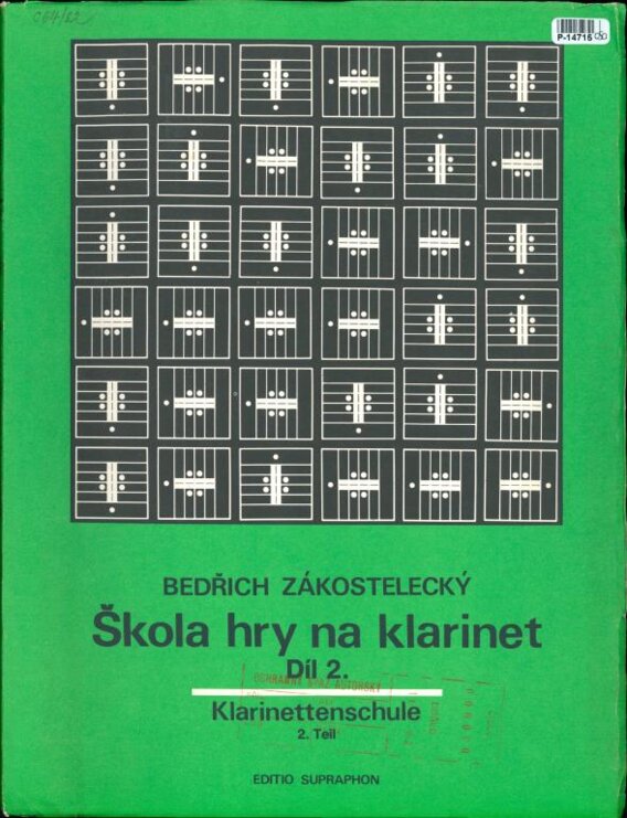 Škola hry na klarinet - Díl 2.