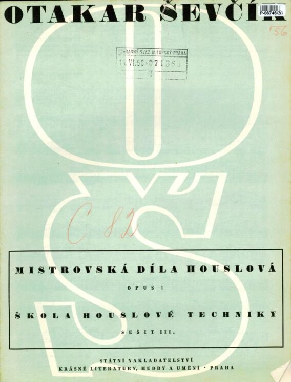 Mistrovská díla houslová sešit III.