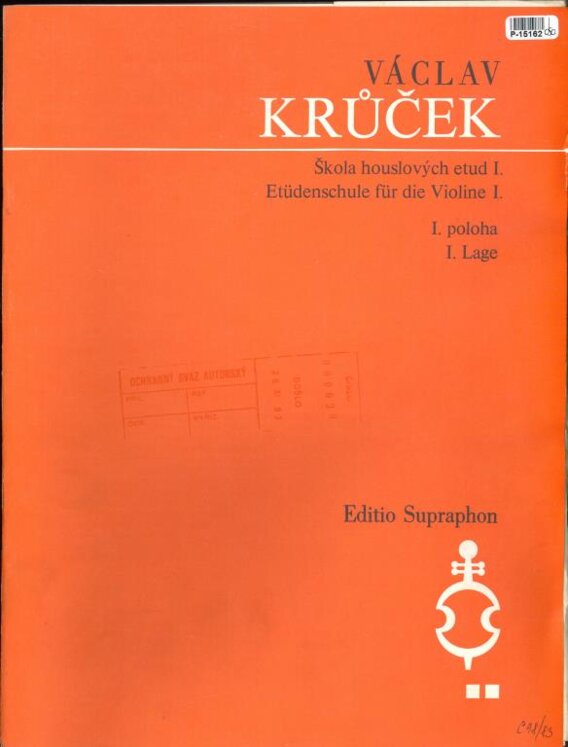 Škola houslových etud I.
