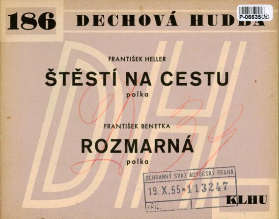 Dechová hudba 186 - Štěstí na cestu, Rozmarná