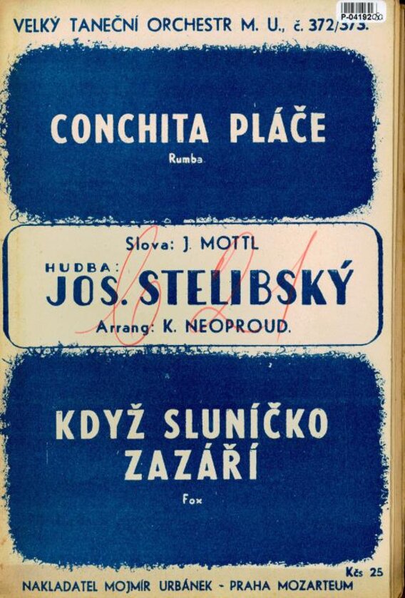 Vel. tan. orchestr M.U.č. 372/373