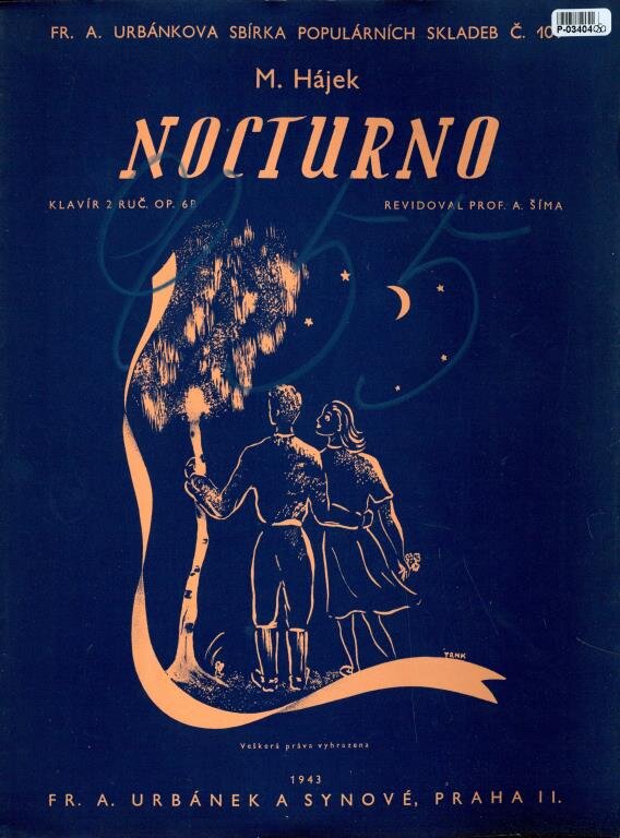Urbánkova sbírka populárních skladeb č. 10 - Nocturno