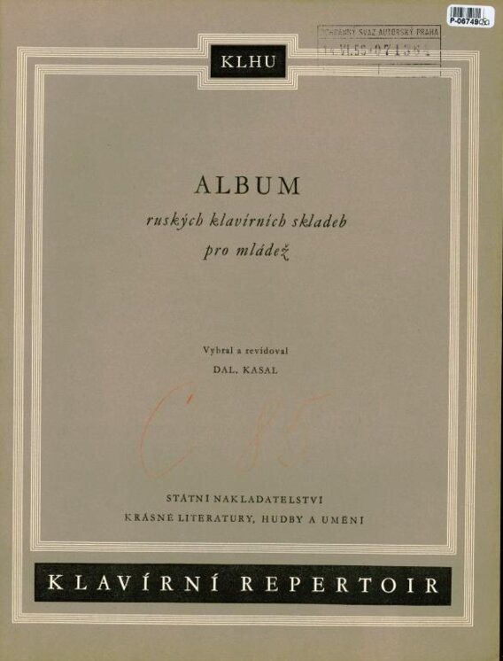 Album Ruských klavírních skladeb