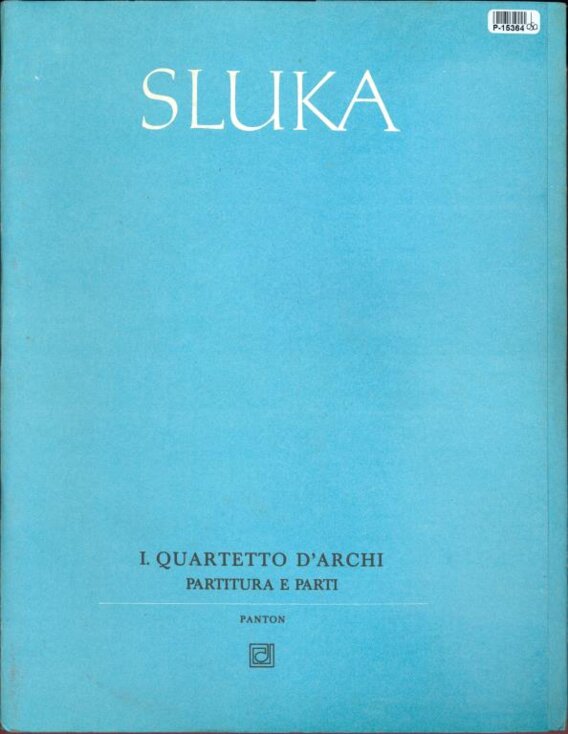 I. Quartetto d' archi