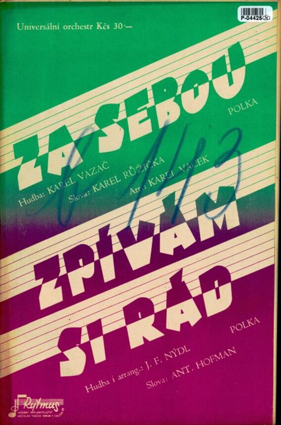 Za sebou, Zpívám si rád