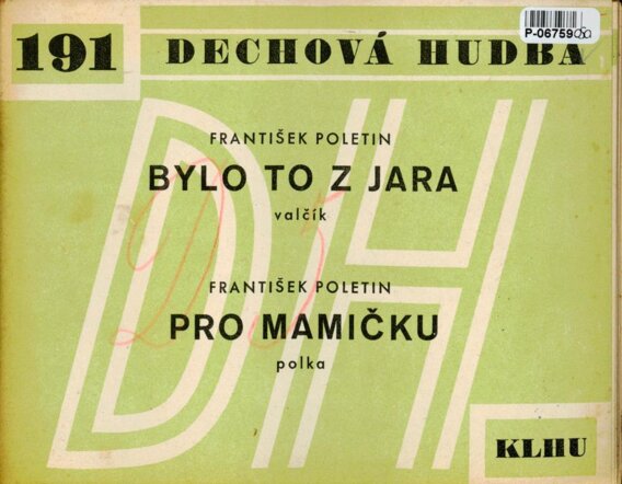 Dechová hudba 191 - Bylo to z jara, Pro mamičku