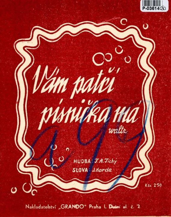 Vám patří písnička má