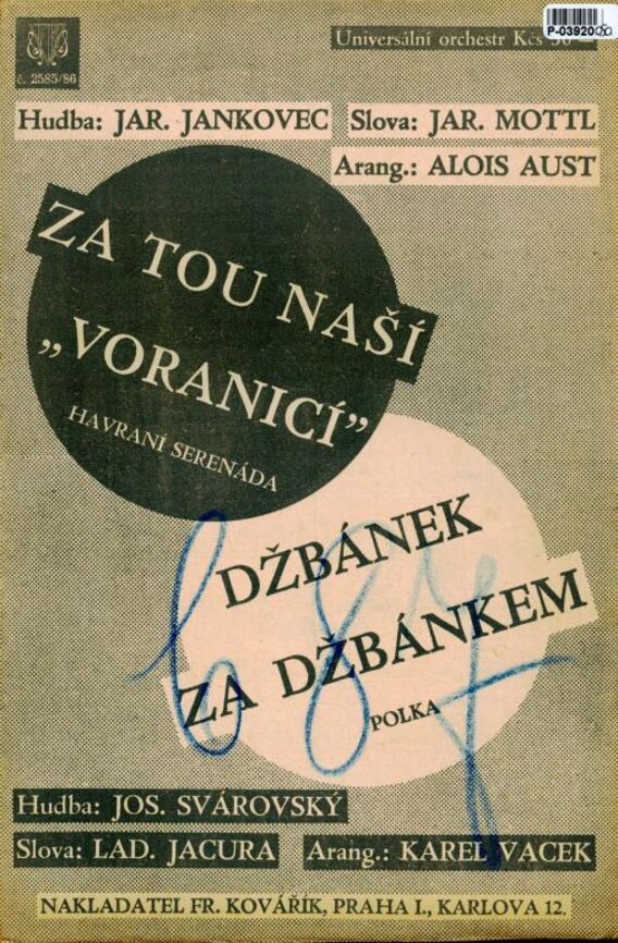 Za tou naší voranicí, Džbánek za džbánkem