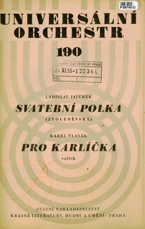 Universální orchestr 190 - Svatební polka, Pro Karlíčka