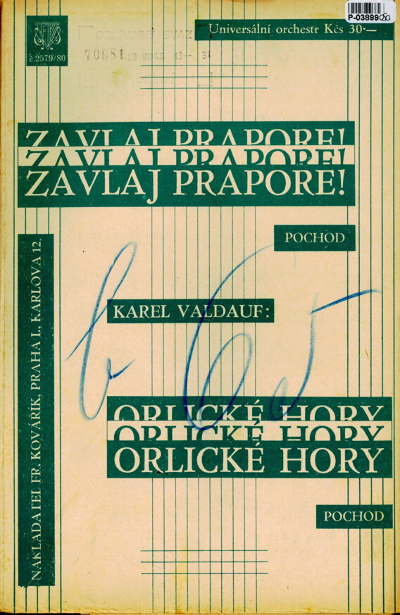 Zavlaj prapoer, Orlické hory