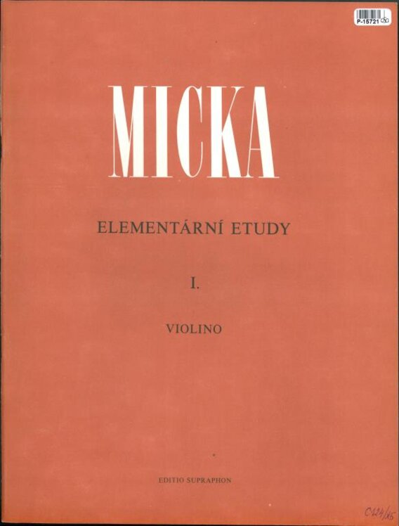 Elementární etudy I.
