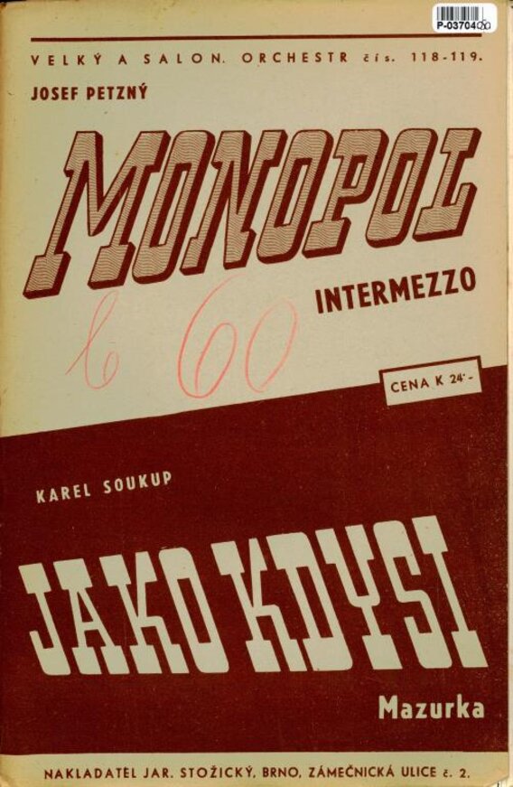 Velký a salon. orchestr č. 118-119