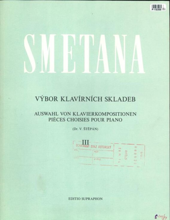 Výbor klavírních skladeb III
