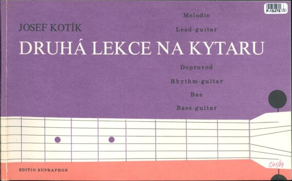 Druhá lekce na kytaru