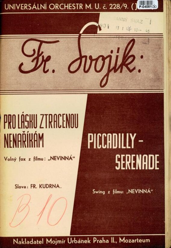 Universální orchestr M.U.č. 228/9