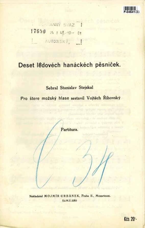 Deset ledovéch hanáckéch pěsniček