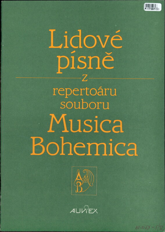Lidové písně z repertoáru souboru Musica Bohemica