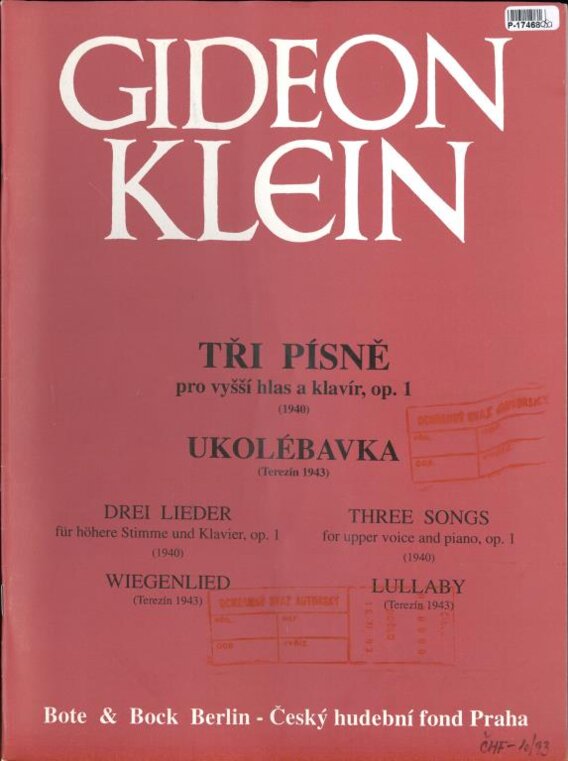 Tři písně, Ukolébavka