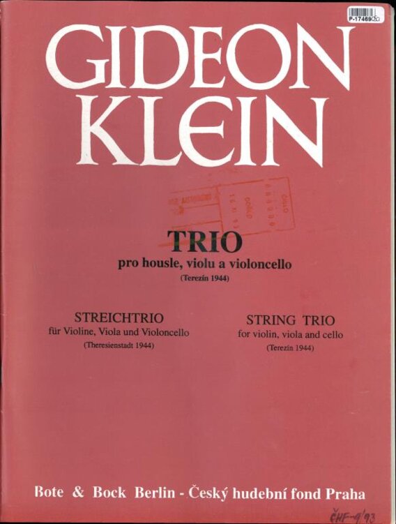 Trio pro housle, violu a violoncello
