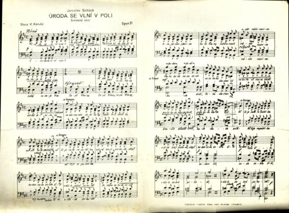 Úroda se vlní v poli