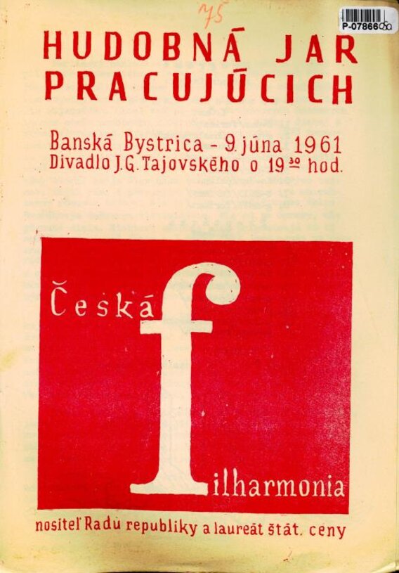 Česká filharmonia - Hudobná jar pracujúcich