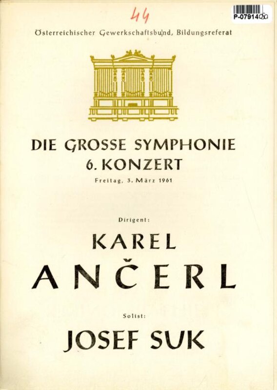 Die Grosse Symphonie - 6. konzert
