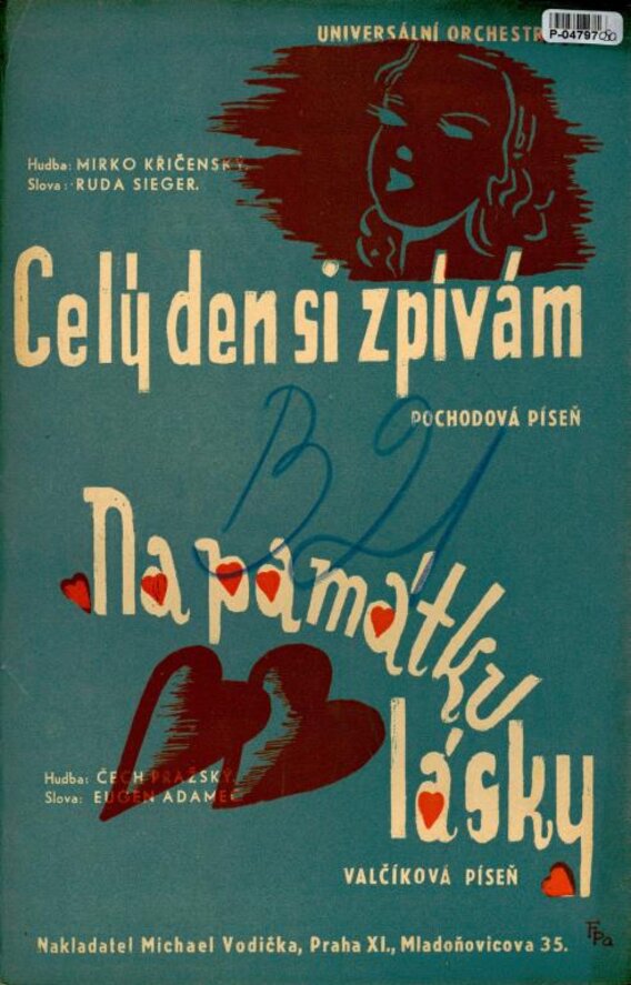 Celý den si zpívám, Na památku lásky