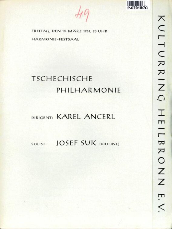 Tschechische philharmonie