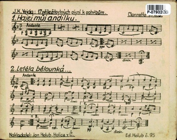 17 Příležitostných písní k pohřbům