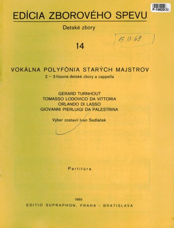 Edícia zborového spevu 14