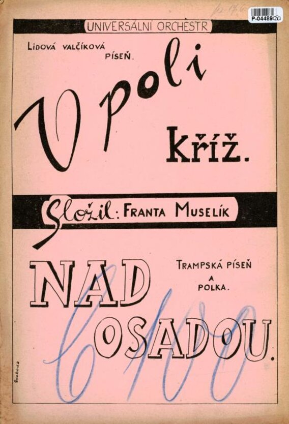 V poli kříž, Nad osadou