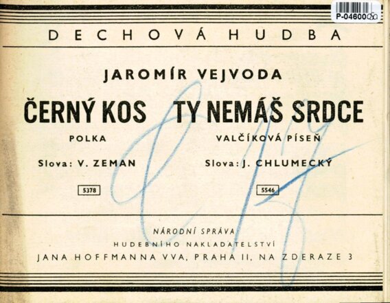 Černý kos, Ty nemáš srdce