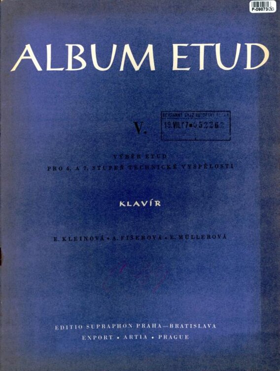 Album etud V.