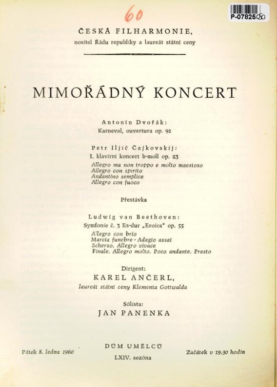 Česká filharmonie - Mimořádný koncert