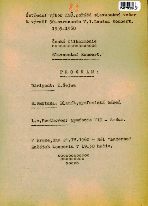 Česká filharmonie - Slavnostní koncert