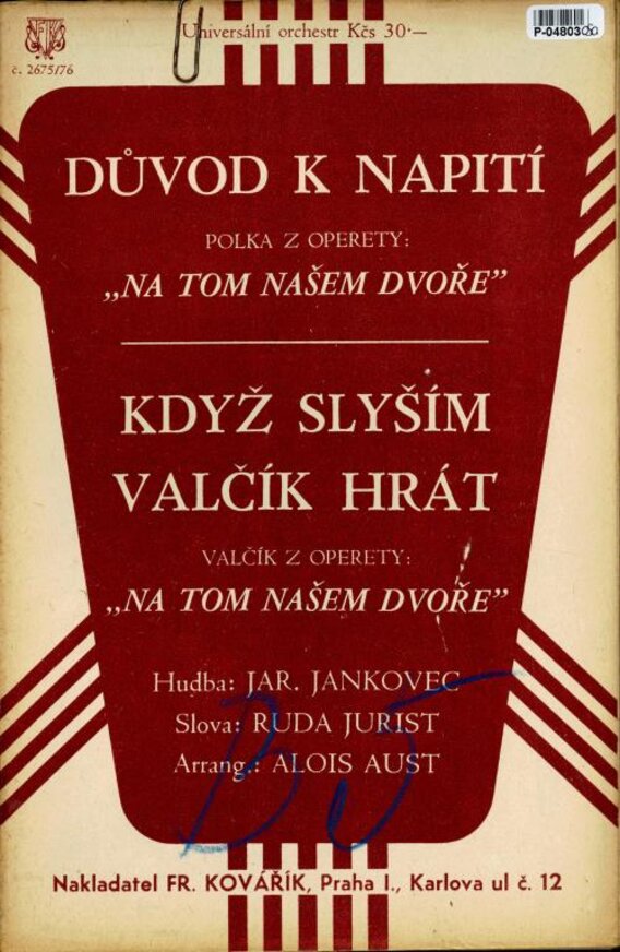 Důvod k napití, Když slyším valčík hrát