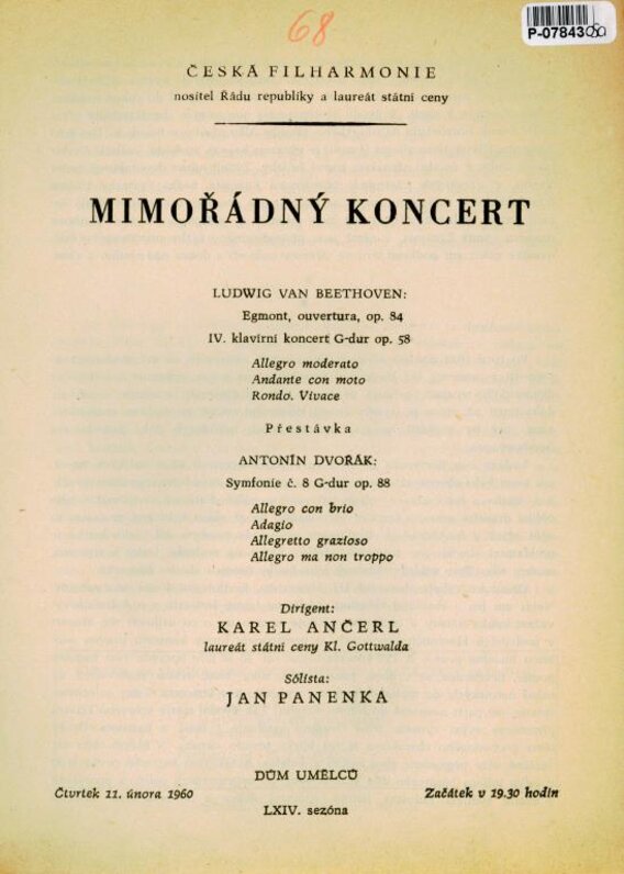 Česká filharmonie - Mimořádný koncert