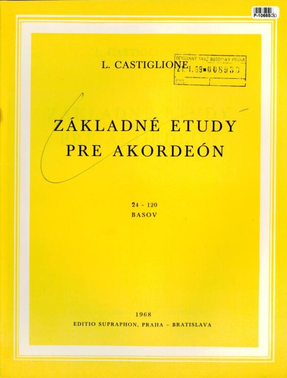 Základné etudy pre akordeón 24-120