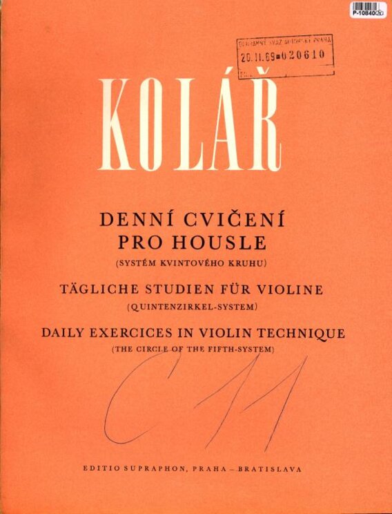 Denní cvičení pro housle